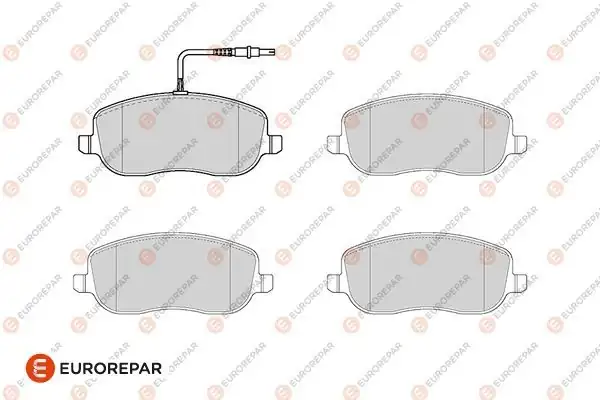 Eurorepar 1686270180 Psa Erp Ön Fren Balatası Fiat Croma 1 9 2 4 Multijet 2005 2012