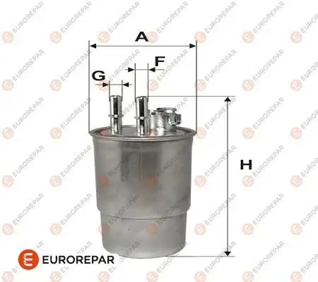 EUROREPAR E148172 | Psa / Erp Mazot Filtresi Ford-Citroen-Peugeot -