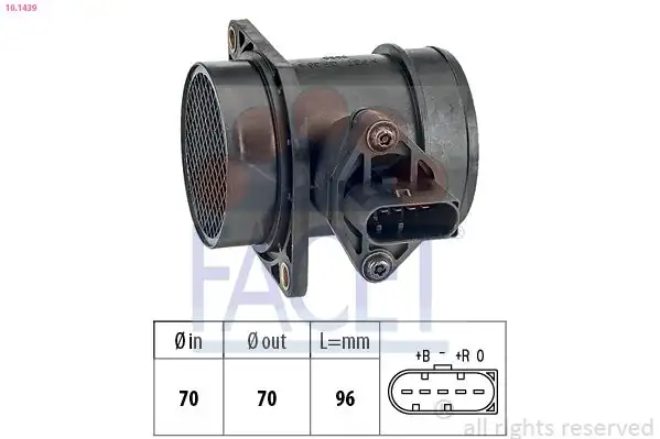 FACET 10-1439 | Maf Sensörü Audi A3 A4 A6 Tt Tt Roadster 1 8t 95 06