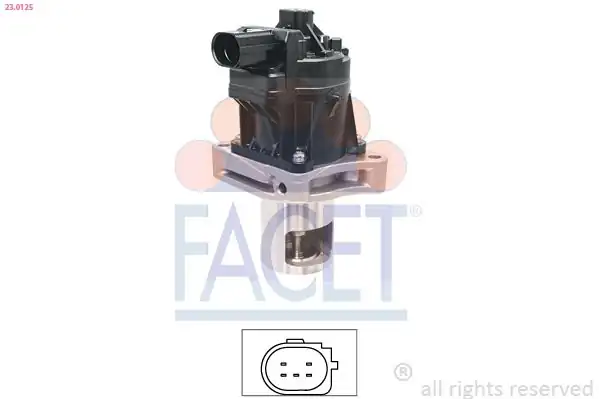 FACET 23-0125 | Egr Valfi Opel Astra J K Insignia Mokka 1 6 Dth