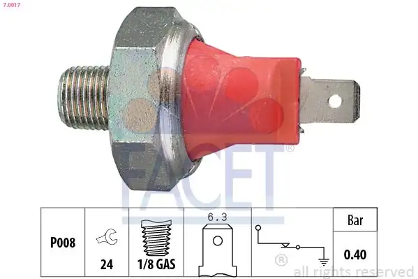 FACET 7.0017 | Yağ Müşürü Accent 1994-2005 H100 Minibüs 1994-2005 H100 Kamyonet 1997-2004 H100 Kamyonet 2004 -