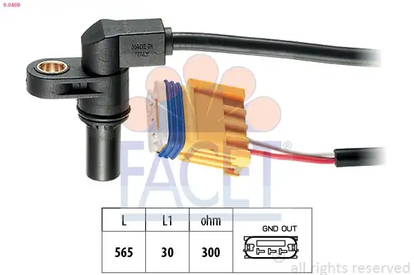 FACET 9-0469 | Vites Kaptörü Clio Laguna Megane 206 207 307 308 406 C3 C4 C5 Xsara Expert Fluence