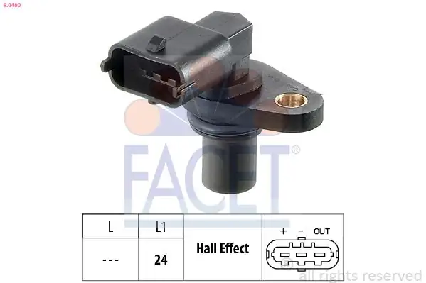 FACET 9.0480 | Eksantrik Devir Sensörü Opel Astra H 1.6 Xer