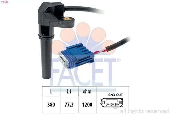 FACET 9-0618 | Potansiyometre Kaptörü Renault Clio II Kangoo 1 4 1 6 16v