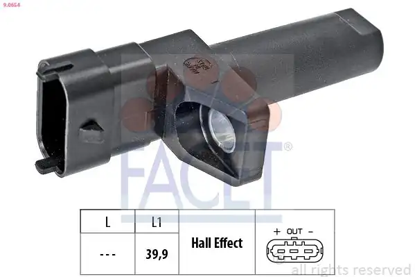 FACET 9.0654 | Krank Mil Sensörü Grand Cherokee III (Wh, Wk) 3.0 Crd 05 > 10