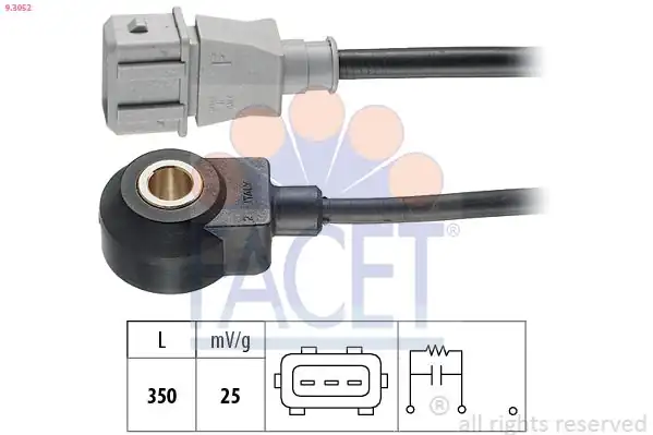 FACET 9-3052 | Vuruntu Sensörü Chev Aveo Kalos Lacetti Epica