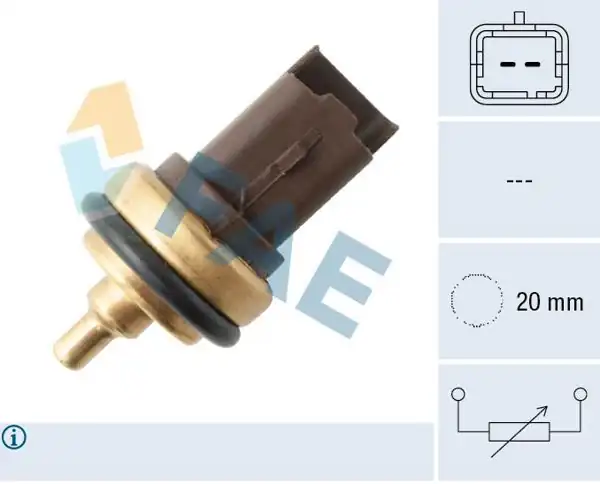 FAE 33708 | Hararet Müşürü 206 207 307 Ym / C2 C3 C4 1.6 Ep6