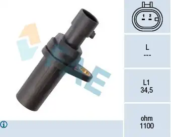 FAE 79196 | Krank Devir Sensörü Fiat Doblo/Idea/Linea/Palio/Panda/Punto/Albea/Mito/Strada Ford Ka 1.2/1.4