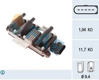 FAE 80404 | Ateşleme Bobini Passat A4 A6 Age Apr Atq Amq 2 8 97 04