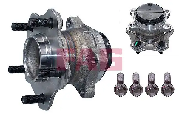 FAG 713633230 | Teker Poryası Arka Rulmanlı Nissan Juke F15 2010 ABS li