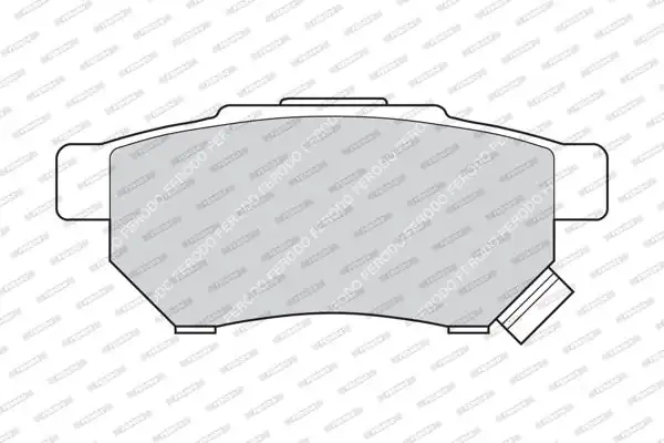 FERODO FDB621 | Fren Balata Arka Civic 96-00 Concerto 89-Integra 97-Jazz 08-/ 25 99-45 99-200 95-400 95-/ Zr 01 -