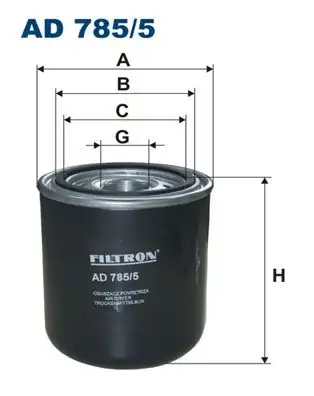 FILTRON AD785-5 | Hava Kurutucu Filtre Renault Premıum Kerax 05 Volvo Fl 280 06