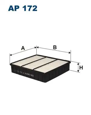 FILTRON AP172 | Hava Filtresi Mitsubishi Colt IV 1 3 Gli 12v 92 96
