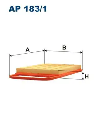 FILTRON AP183-1 | Hava Filtresi VW Golf IV Polo Bora Caddy II 1 2 1 6 8v