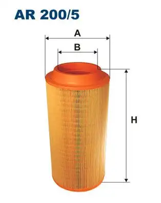 FILTRON AR200-5 | Hava Filtresi Zetor Forterra 115 125 2011 2013