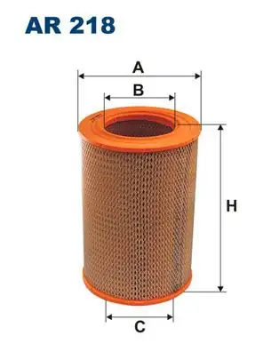 FILTRON AR218 | Hava Filtresi Mercedes Benz M110 189 130 100 W114 115 108 109 111