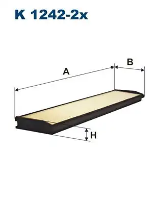FILTRON K1242-2X | Kabin Filtresi Mercedes W124 S124 93 95 93 96