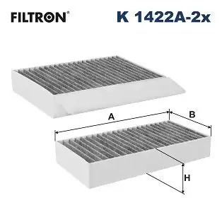 FILTRON K1422A-2X | Polen Filtresi Mercedes W166 ML Gl Gle Karbonlu 12 16