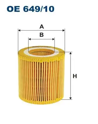 FILTRON OE649-10 | Yağ Filtresi (BMW N20-N26 / F20-F21-F22-F23- F30-F31-F34-F35-4F32-F33-F36-F10-F11-F18-X1 E84)