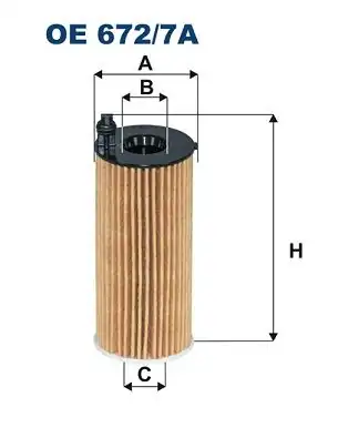 FILTRON OE672-7A | Yağ Filtresi (BMW B37-47-48 / F10-15-20-30-G20-30)
