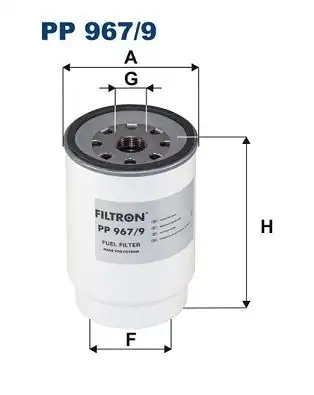FILTRON PP967-9 | Yakıt Filtresi Renault Trucks Kerax Volvo Fh2 Fm Magnum Premıum