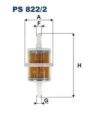 FILTRON PS822-2 | Yakıt Filtresi Fiat Cinquecento 170_ 0 7 170aa