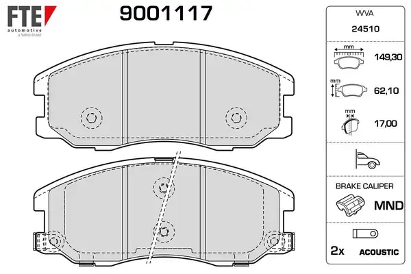 FTE 9001117 | Ön Fren Balatası Antara Captiva 06