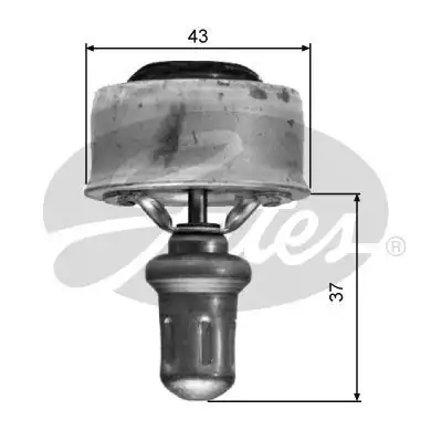 GATES TH01489 | Termostat 89°C Concorde