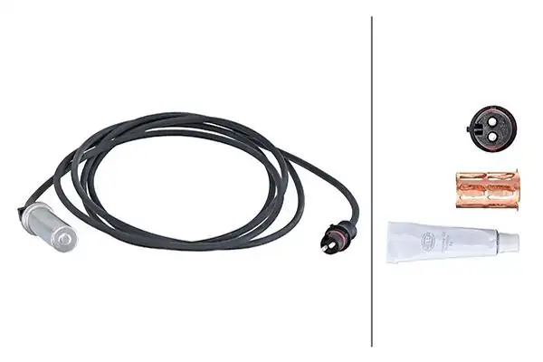 Hella 6pu230048 581 Tekerlek Hız Sensörü Arka Teker Disk Tip 2035mm Daf Iveco Trakker İ 1 Adet