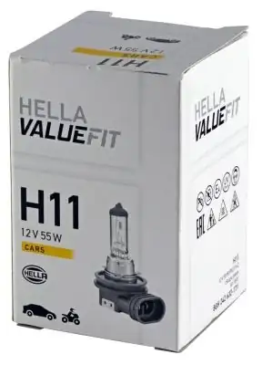 HELLA 8GH242632-171 | Ampül H11 12V 55W Pgj19-2 (Valuefıt)