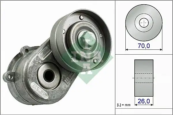 İna 534044810 Kayış Gerdirici Chrysler Voyager III Liberty 2 8 Kj Cherokee 2 5 2 8 Crd 01 02