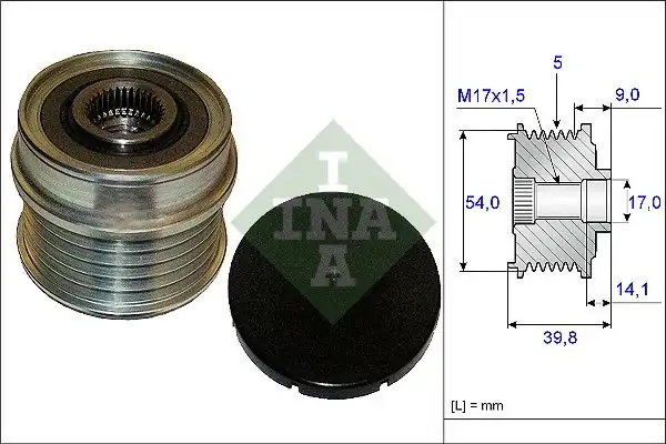 INA 535017110 | Alternatör Fiat Egea-Linea-Bravo II-Alfa Giulietta 05-1.4-1.4 T-Jet