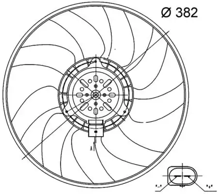 MAHLE CFF32000S | Fan Motoru Audi A6 A7 Q3 8k0959455p