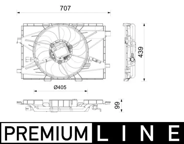 MAHLE CFF664000P | Fan Motoru Fiat 500e Elektrik 20