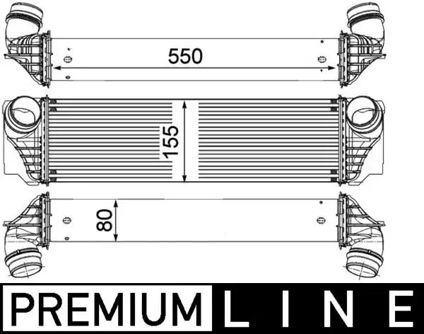 Mahle Ci 183 000p İnterkol Radyatör Bmw F01 F02 F10 Benzinli