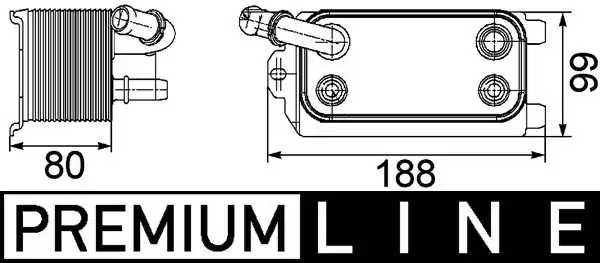 MAHLE CLC72000P | Yağ Soğutucu Volvo S60 II S80 II V60 V70 Xc60 Xc70 07