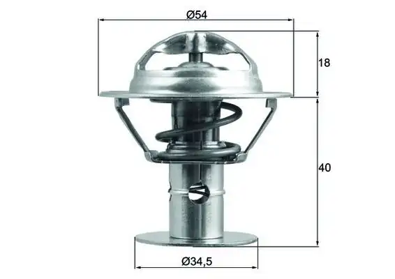 MAHLE TX18086D | Termostat Mondeo X-Type 2.5 3.0 00 -