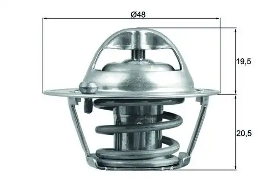 MAHLE TX20482D | Termostat 82°C Focus Fiesta Fusion 1.4-1.6 16V 95-04