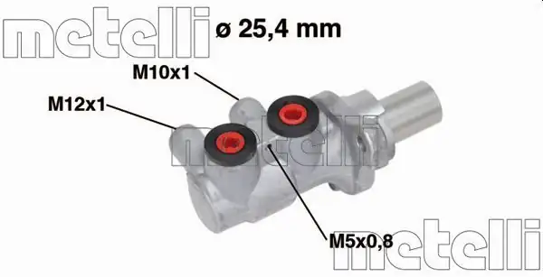 METELLİ 05-0717 | Fren Ana Merkez Opel Astra H 04 Esp Hariç Opel Astra H 1 3 CDTI 2006
