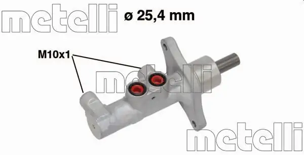 METELLİ 05-0731 | Ana Merkez Alüminyum Servo 280mm Fiat Scudo II 2 0 JTD 2007