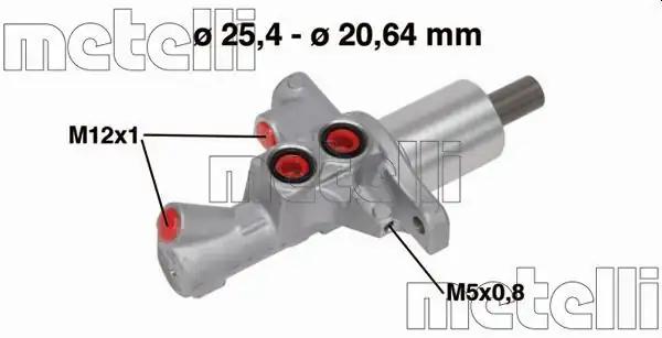 METELLİ 05-0748 | Fren Ana Merkezi Mercedes W204 W212 X204 C207