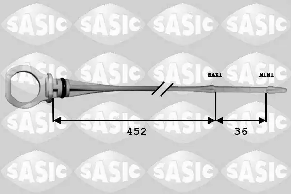 SASIC 1940008 | Yağ Çubuğu 206 307 C2 C3 Xsara II 1 4 Hdi