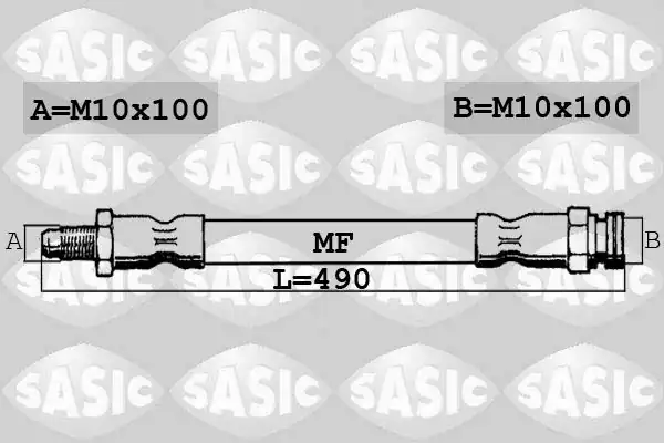 SASIC SBH6298 | Fren Hortumu Ön Boxer Jumper Ducato