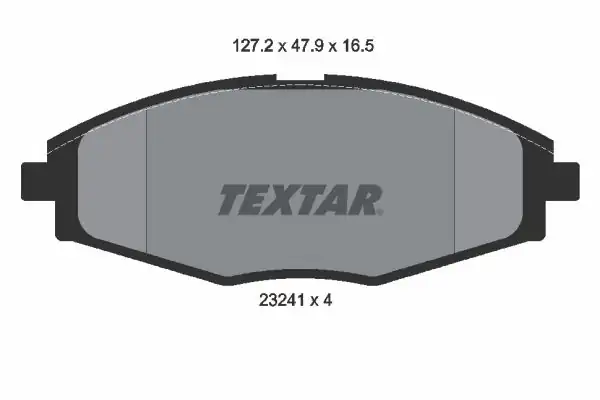 TEXTAR 2324102 | Fren Balatası Chevrolet Spark Matız 04 Ön
