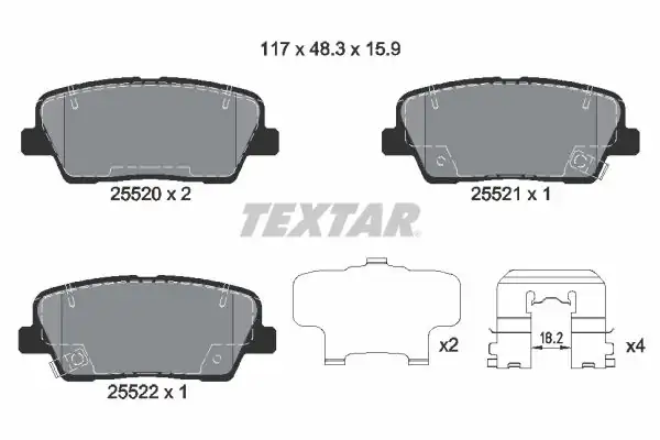 TEXTAR 2552001 | Fren Balata Seti