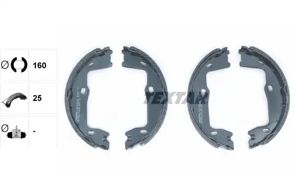 TEXTAR 91018400 | El Fren Balatası Opel Astra F Vectra A B Omega B