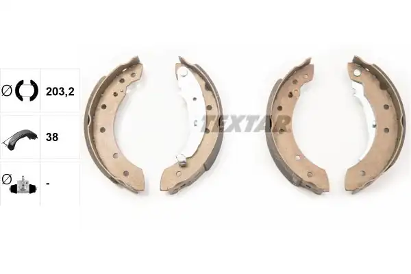 TEXTAR 91048000 | Fren Balatası Arka Renault Clio Logan Peug 306