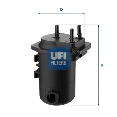 UFI 24.052.00 | Mazot Filtresi Renault Clio II / Kangoo / Thalia 1.5 DCI