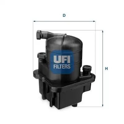 UFI 24-087-00 | Yakıt Filtresi Clio III Modus 1 5 dCi 05