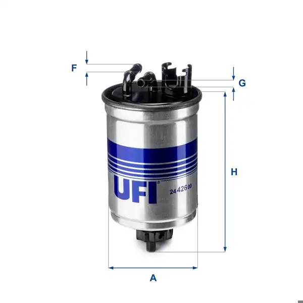 UFI 24.426.00 | Mazot Filtresi Polo Arosa Lupo 1.4 TDI 1.2 1.4 TDI AMF